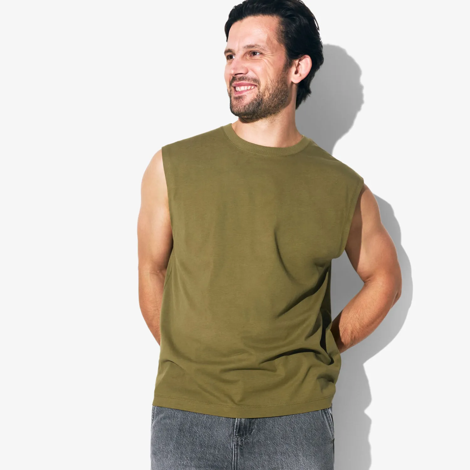 Jules Débardeur uni en coton- T-shirt