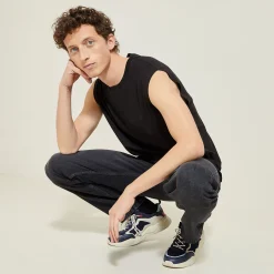 Jules Débardeur uni en coton- T-shirt