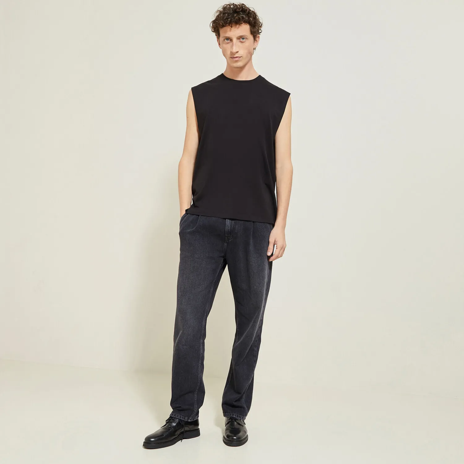 Jules Débardeur uni en coton- T-shirt