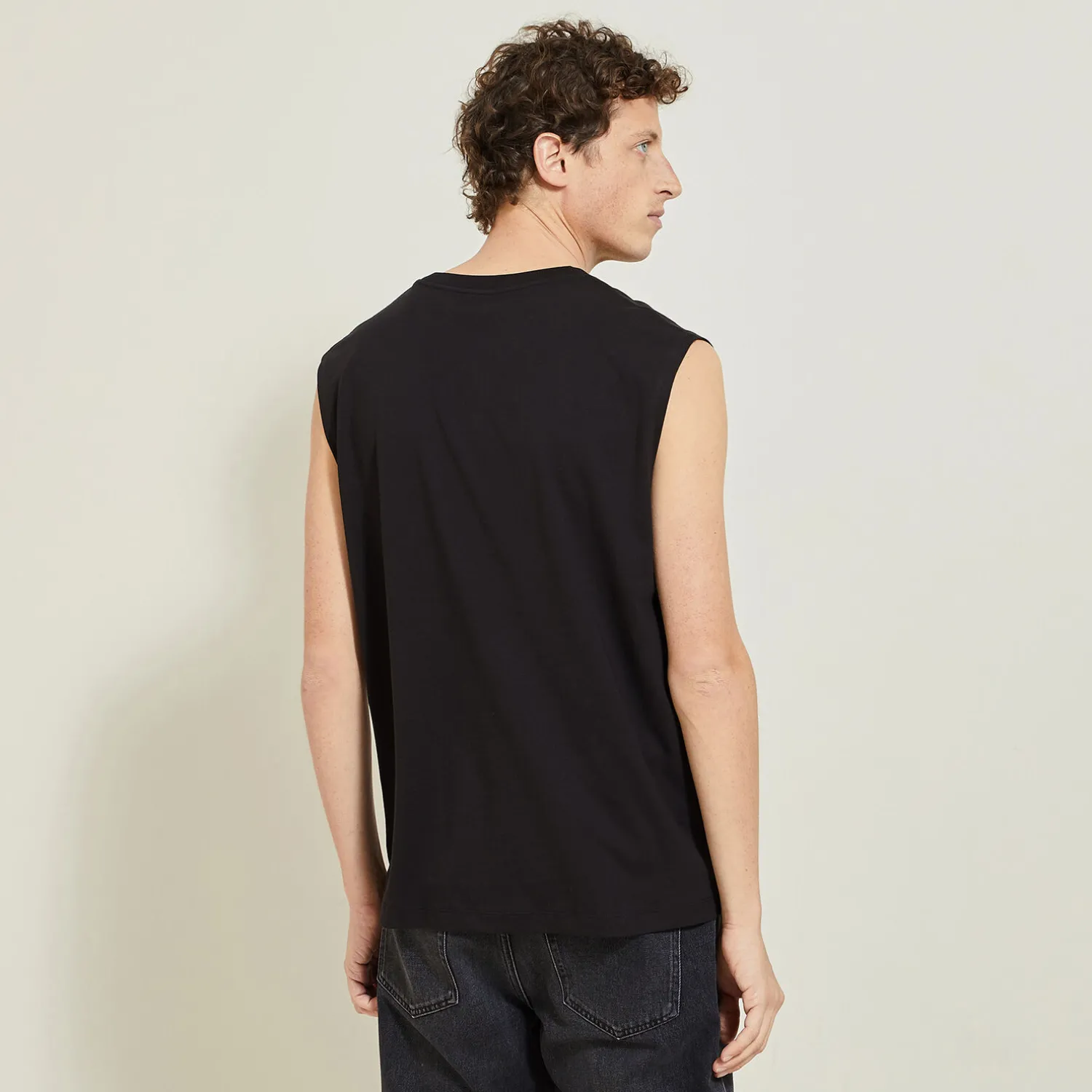 Jules Débardeur uni en coton- T-shirt