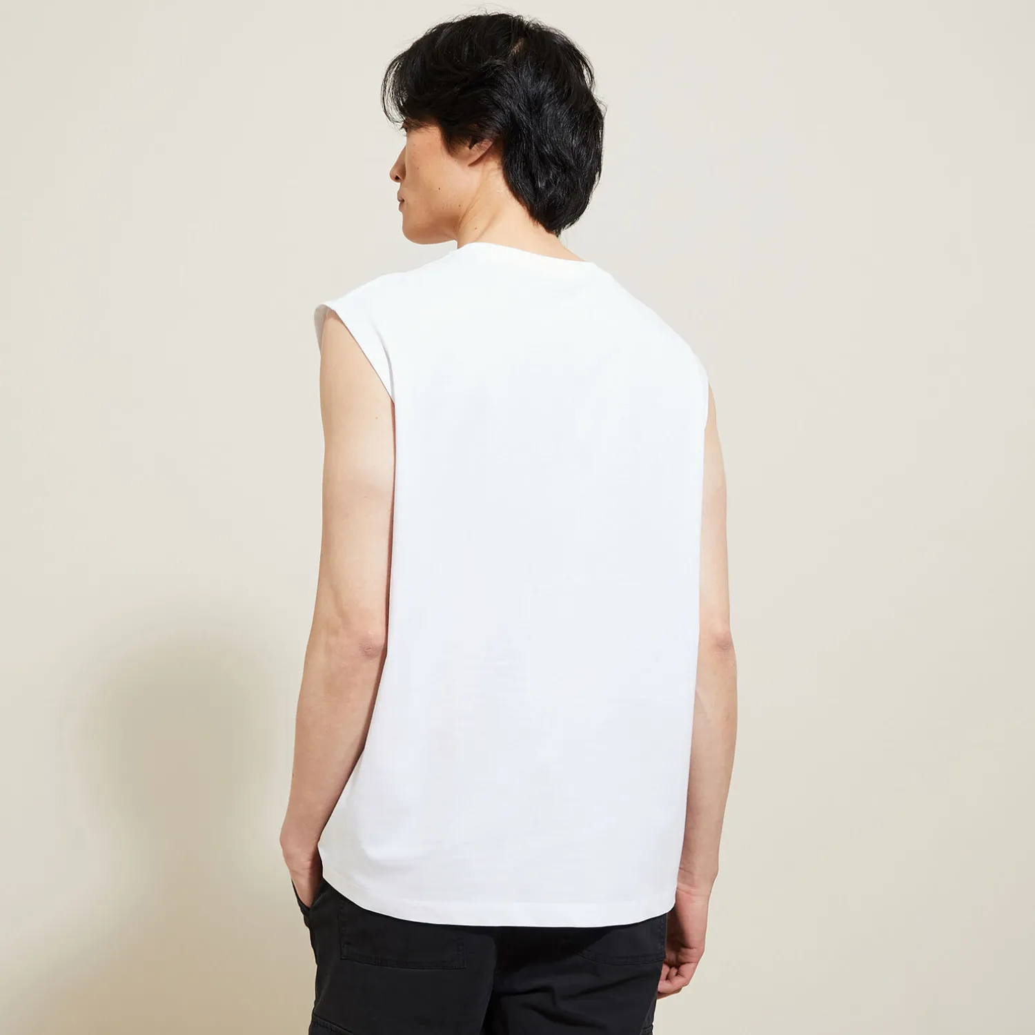 Jules Débardeur uni en coton- T-shirt