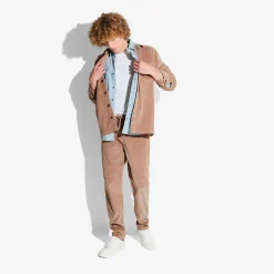 Jules Ensemble surchemise et pantalon en velours - Rose- Pantalon|Surchemise