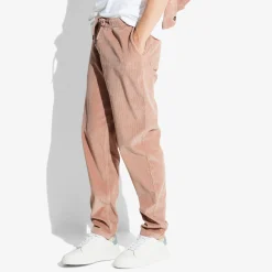 Jules Ensemble surchemise et pantalon en velours - Rose- Pantalon|Surchemise