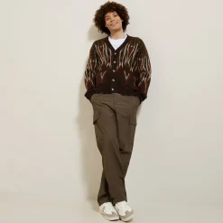 Jules Gilet cardigan jacquard- Gilet|Pull