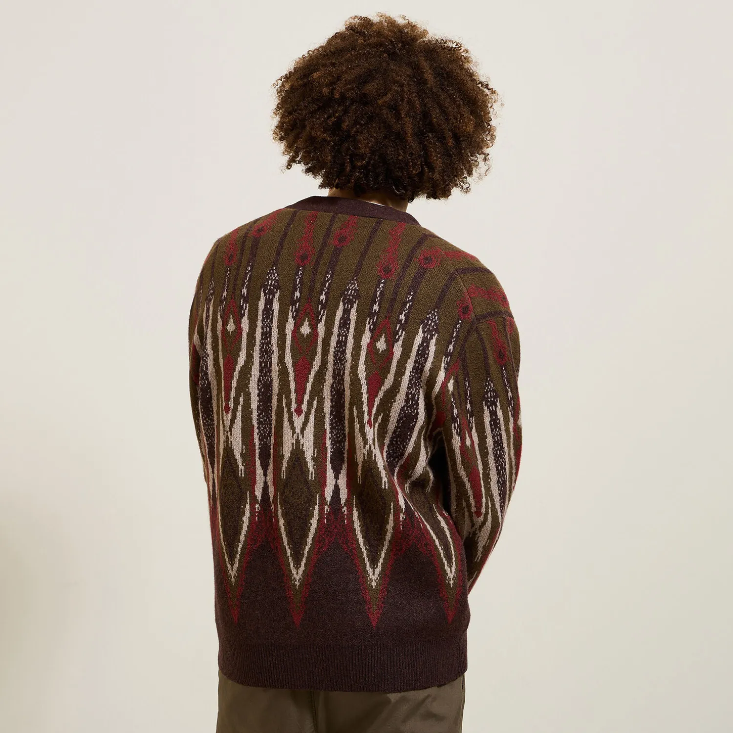 Jules Gilet cardigan jacquard- Gilet|Pull