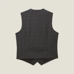Jules Gilet de costume à carreaux- Gilet De Costume