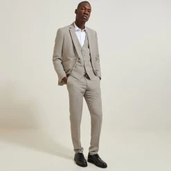 Jules Gilet de costume contenant du lin slim- Collection Mariage|Costume Lin