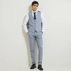 Jules Gilet de costume slim bi-ton- Collection Mariage|Gilet De Costume