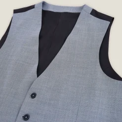 Jules Gilet de costume slim bi-ton- Collection Mariage|Gilet De Costume