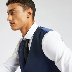 Jules Gilet de costume slim bi-ton- Smart Casual|Gilet De Costume