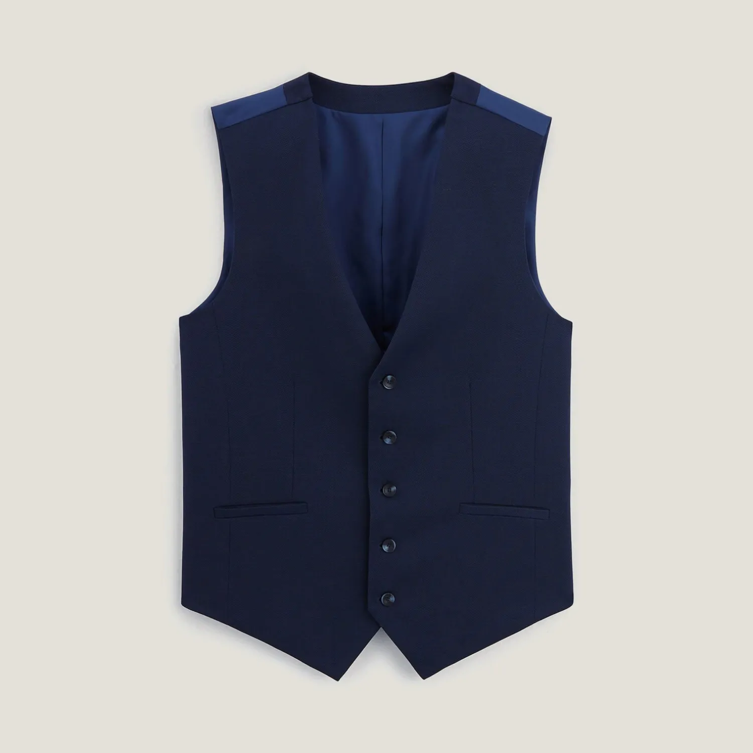 Jules Gilet de costume slim bi-ton- Smart Casual|Gilet De Costume