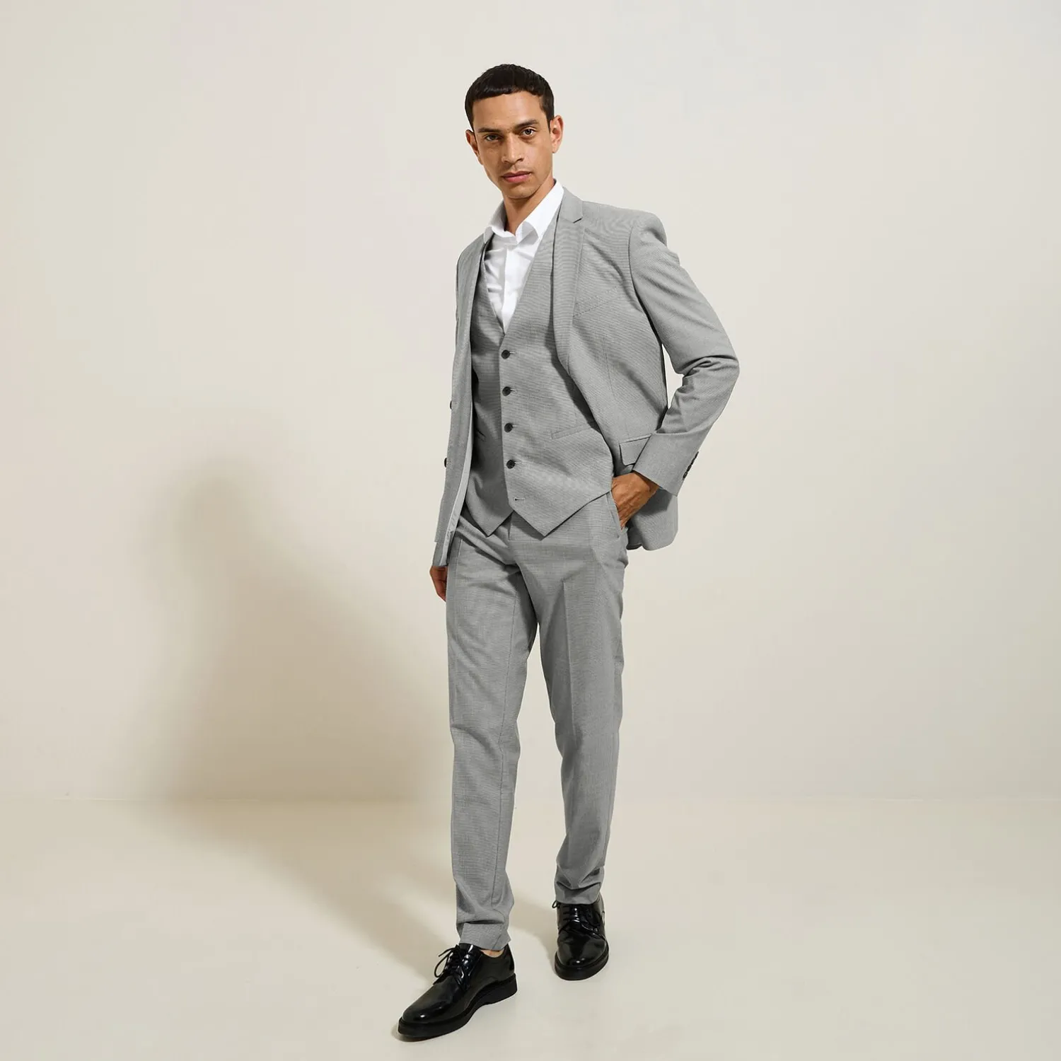 Jules Gilet de costume slim pied de puce- Gilet De Costume