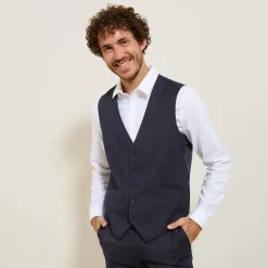 Jules Gilet de costume uni slim- Collection Mariage|Gilet De Costume