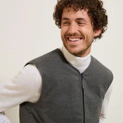 Jules Gilet sans manche en flanelle- Gilet De Costume