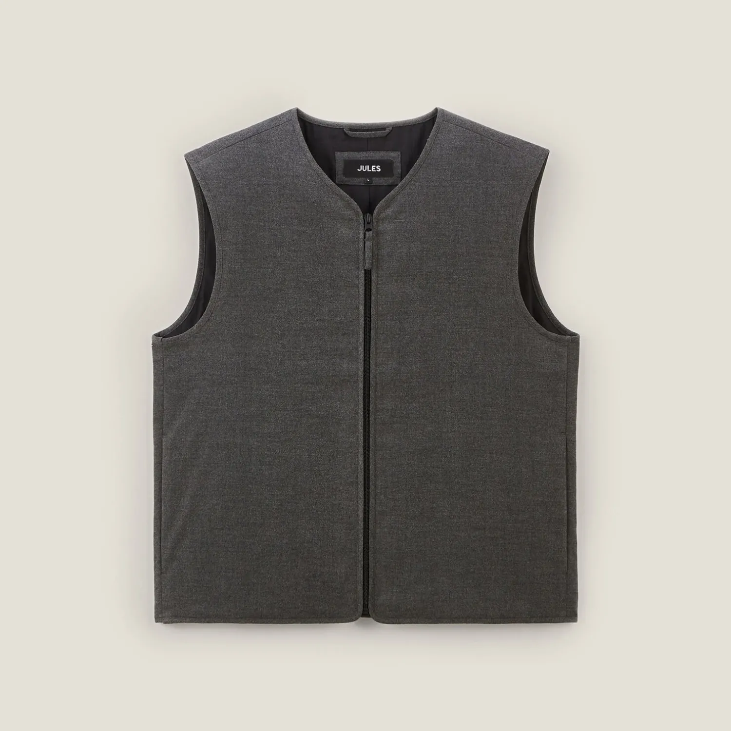 Jules Gilet sans manche en flanelle- Gilet De Costume