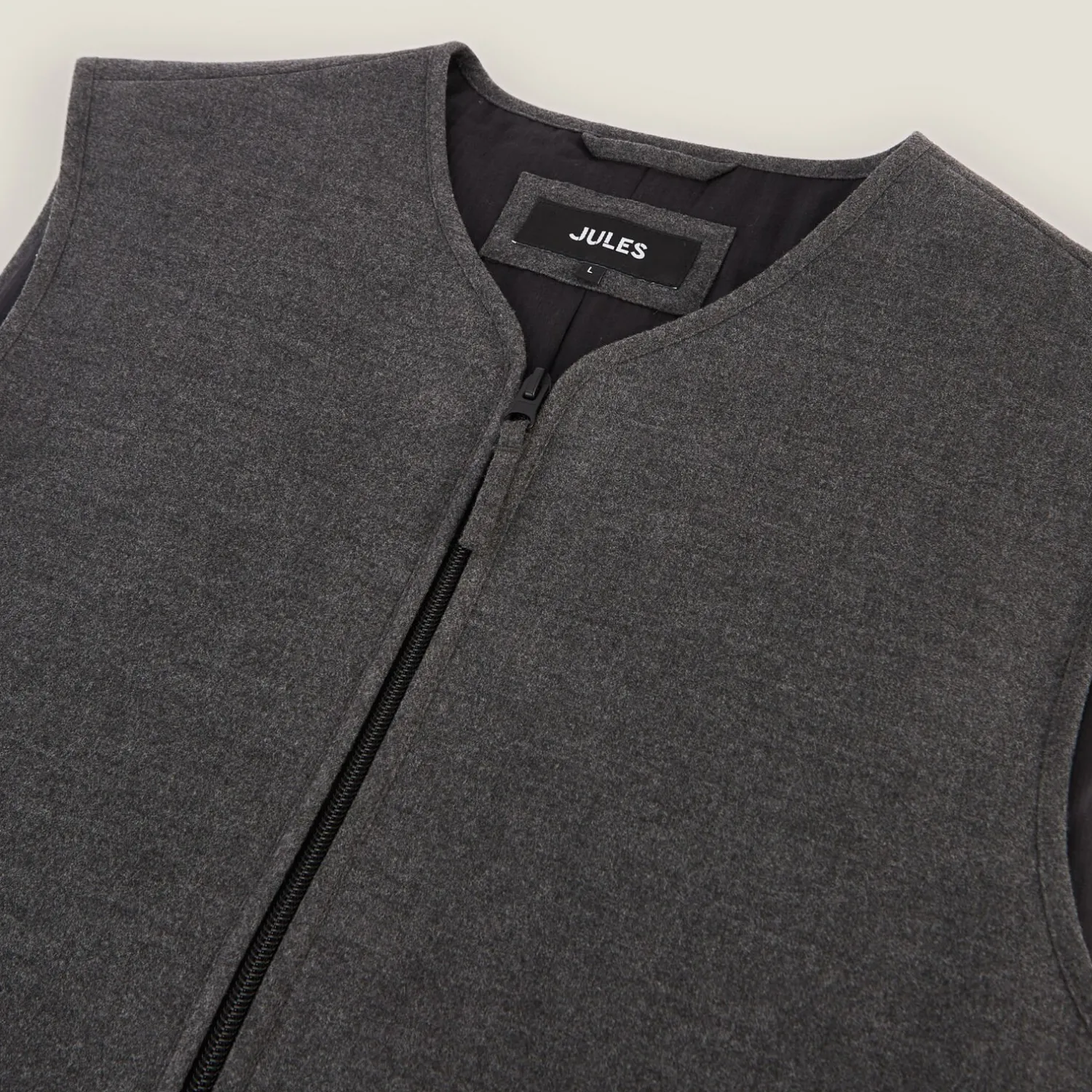 Jules Gilet sans manche en flanelle- Gilet De Costume