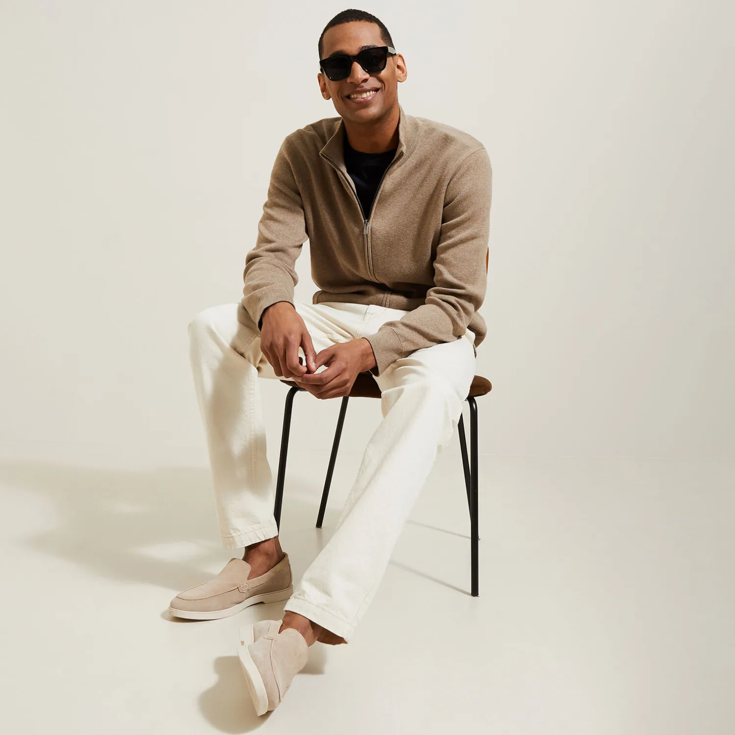 Jules Gilet zippé col montant- Gilet|Pull