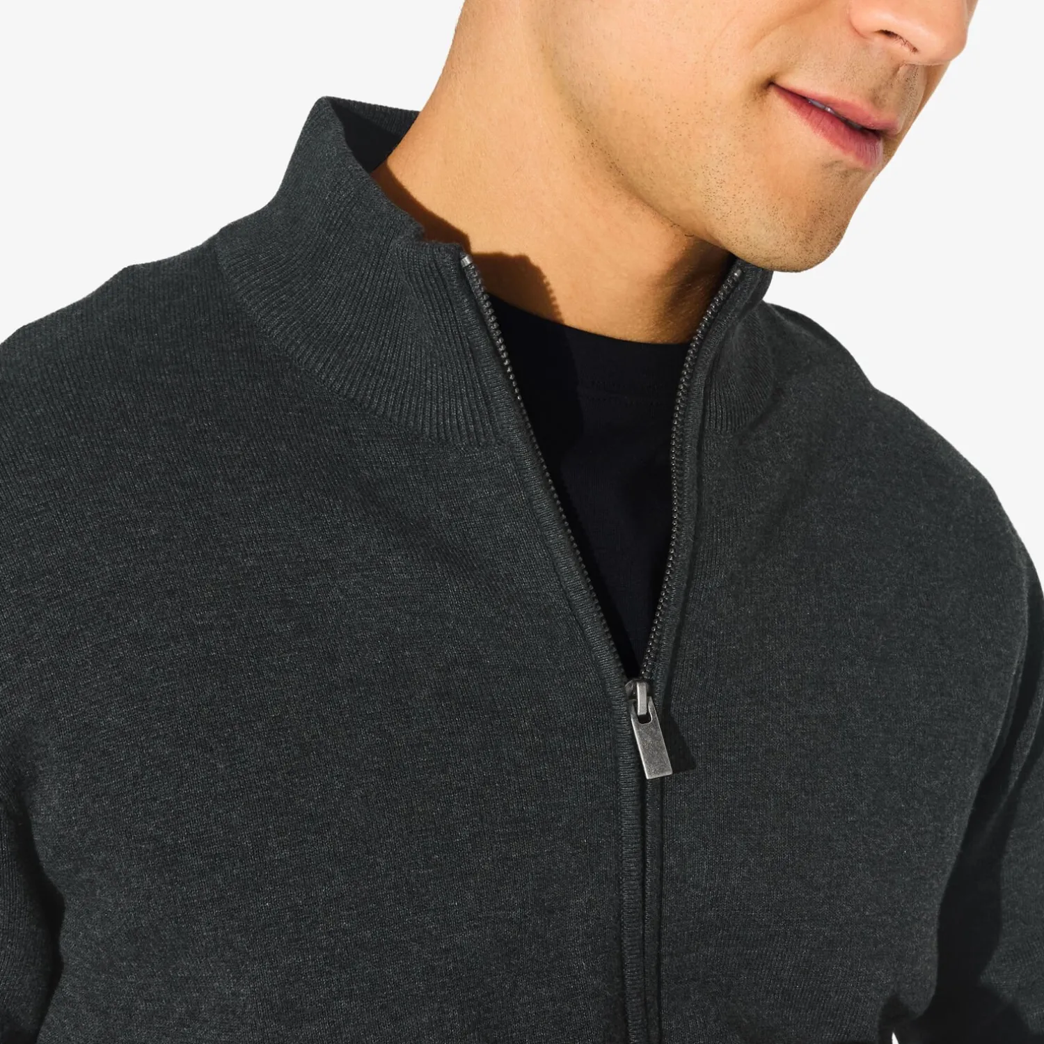 Jules Gilet zippé col montant- Gilet|Pull