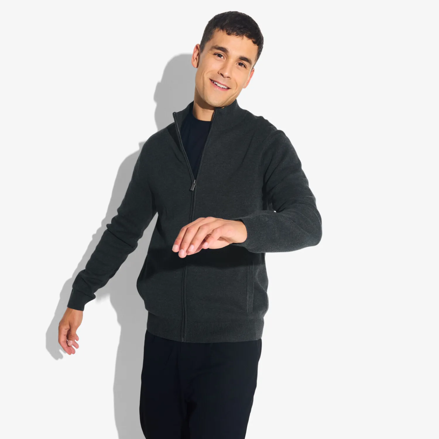 Jules Gilet zippé col montant- Gilet|Pull