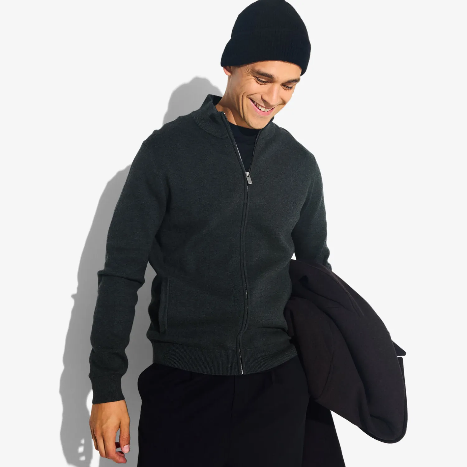 Jules Gilet zippé col montant- Gilet|Pull