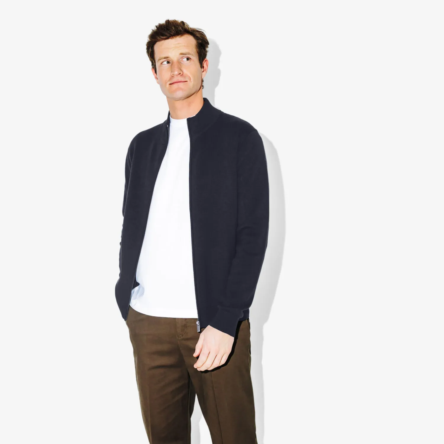 Jules Gilet zippé col montant- Gilet|Pull