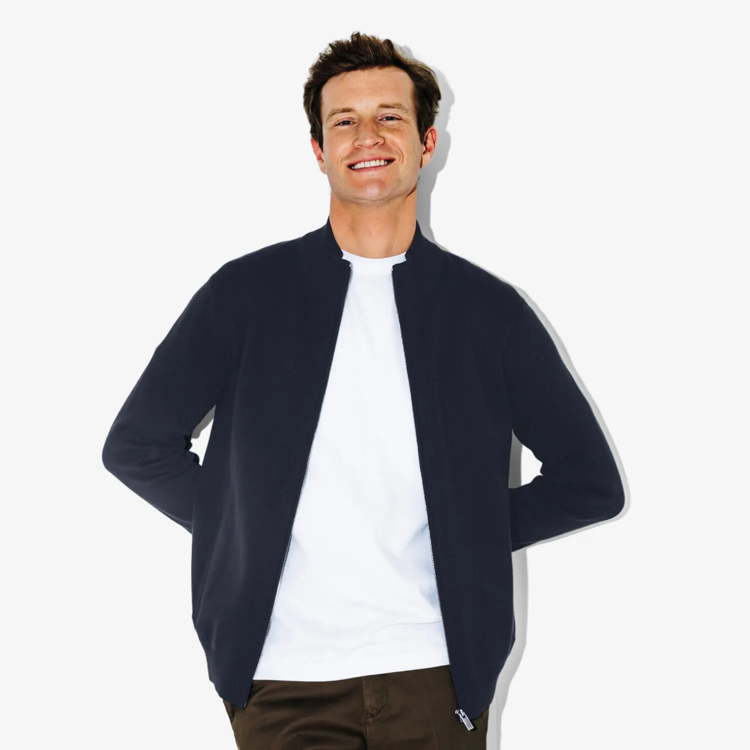 Jules Gilet zippé col montant- Gilet|Pull