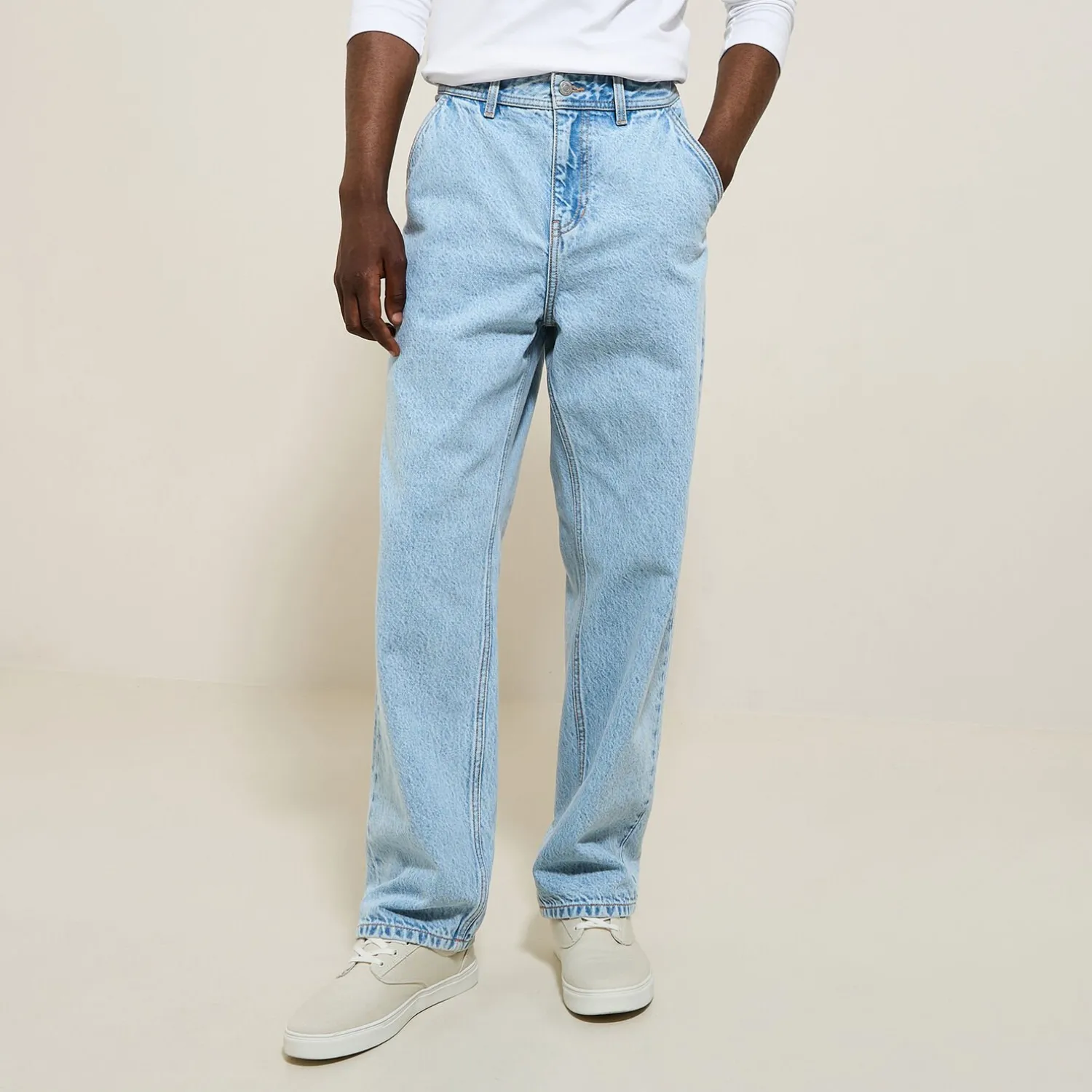 Jules Jean baggy 100% coton- Jeans Baggy|Jeans