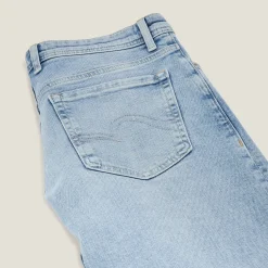 Jules Jean straight 3 longueurs délavé- Jeans Straight|Jeans