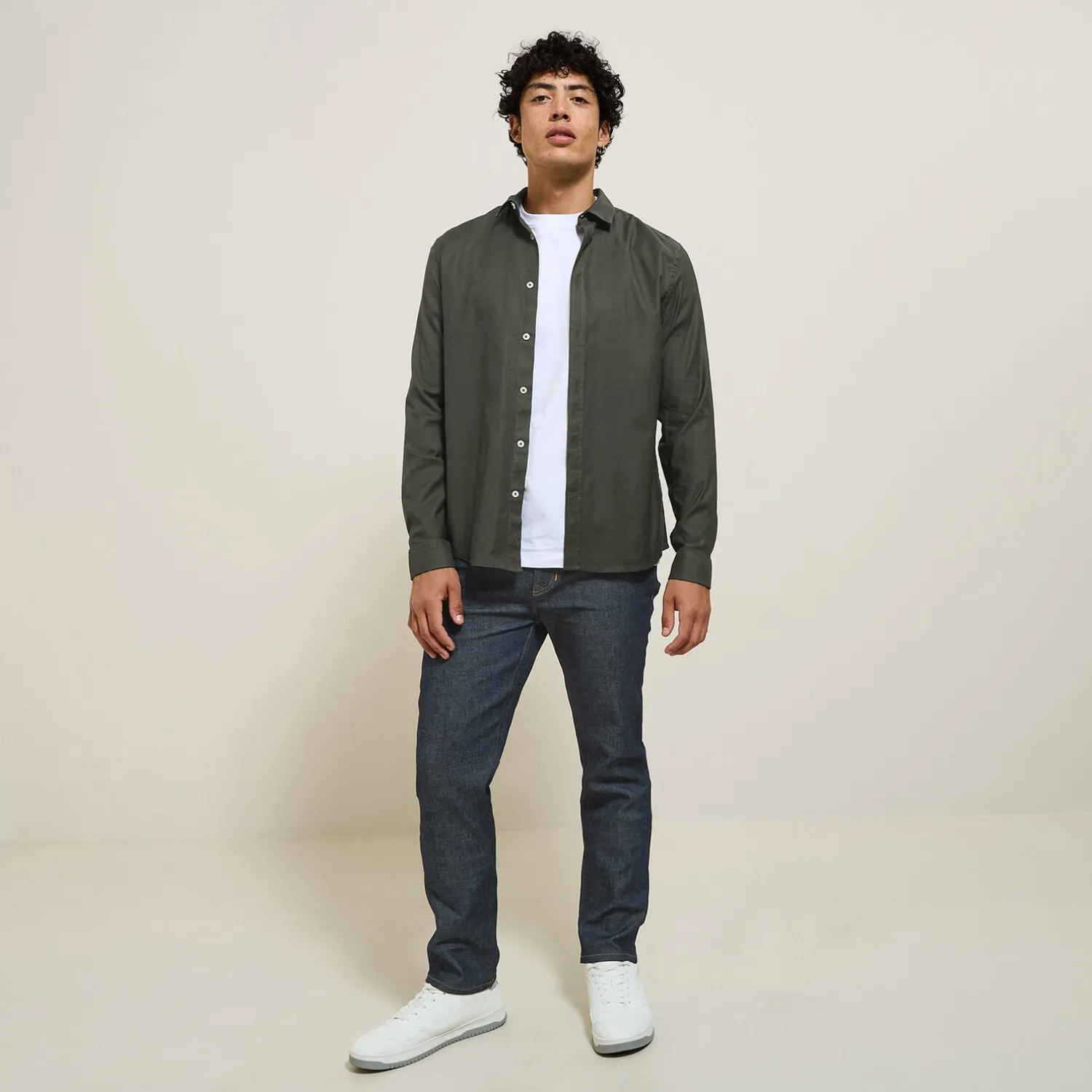 Jules Jean straight brut 3 longueurs- Jeans Straight|Jeans