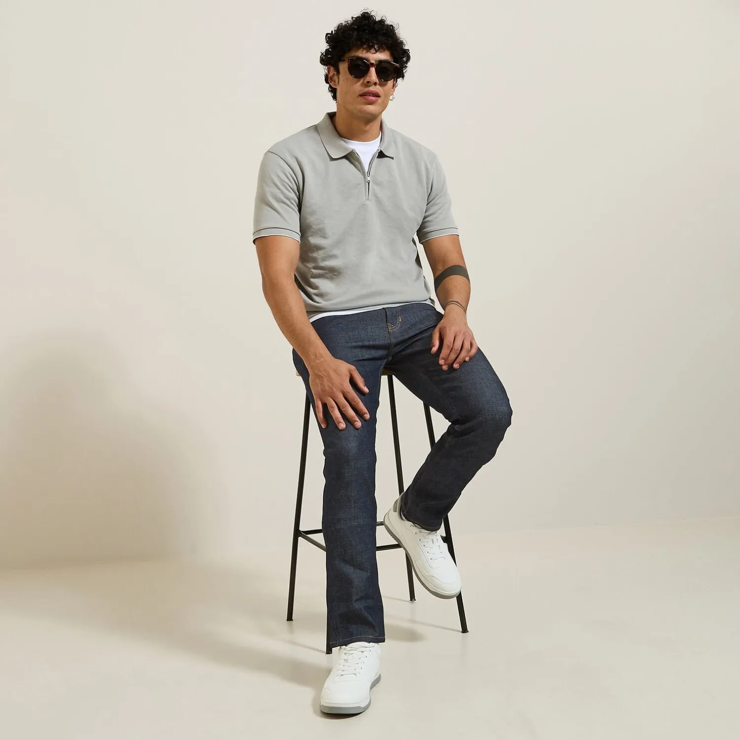 Jules Jean straight brut 3 longueurs- Jeans Straight|Jeans