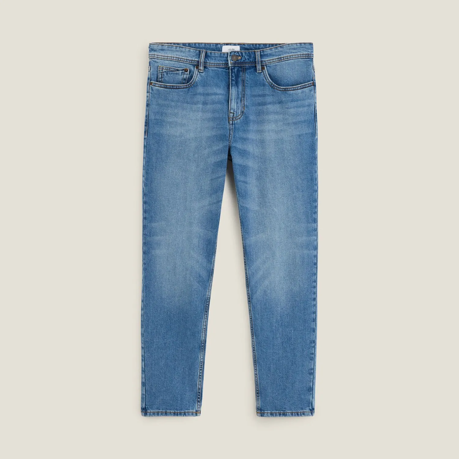 Jules Jean tapered slim 3 longueurs- Jeans Tapered|Jeans Slim