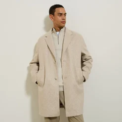 Jules Manteau hiver long col tailleur- Manteau & Blouson