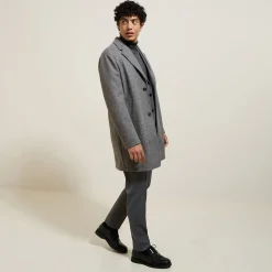 Jules Manteau hiver long col tailleur- Manteau & Blouson