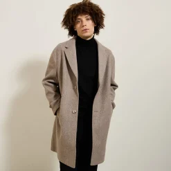 Jules Manteau hiver long col tailleur- Manteau & Blouson