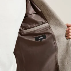 Jules Manteau long chevron col tailleur- Manteau & Blouson