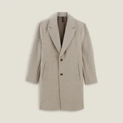 Jules Manteau long chevron col tailleur- Manteau & Blouson