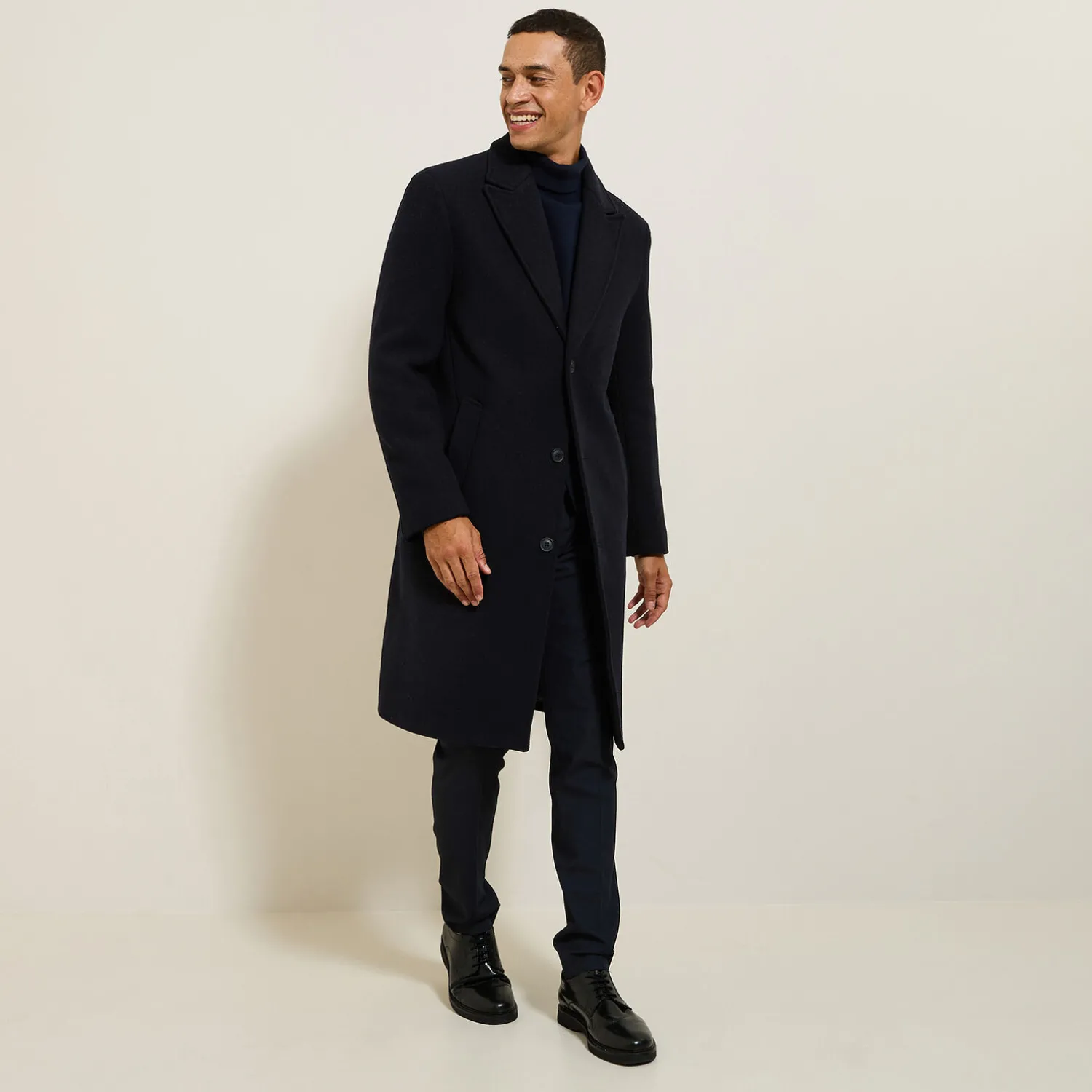 Jules Manteau long hiver en lainage- Manteau & Blouson