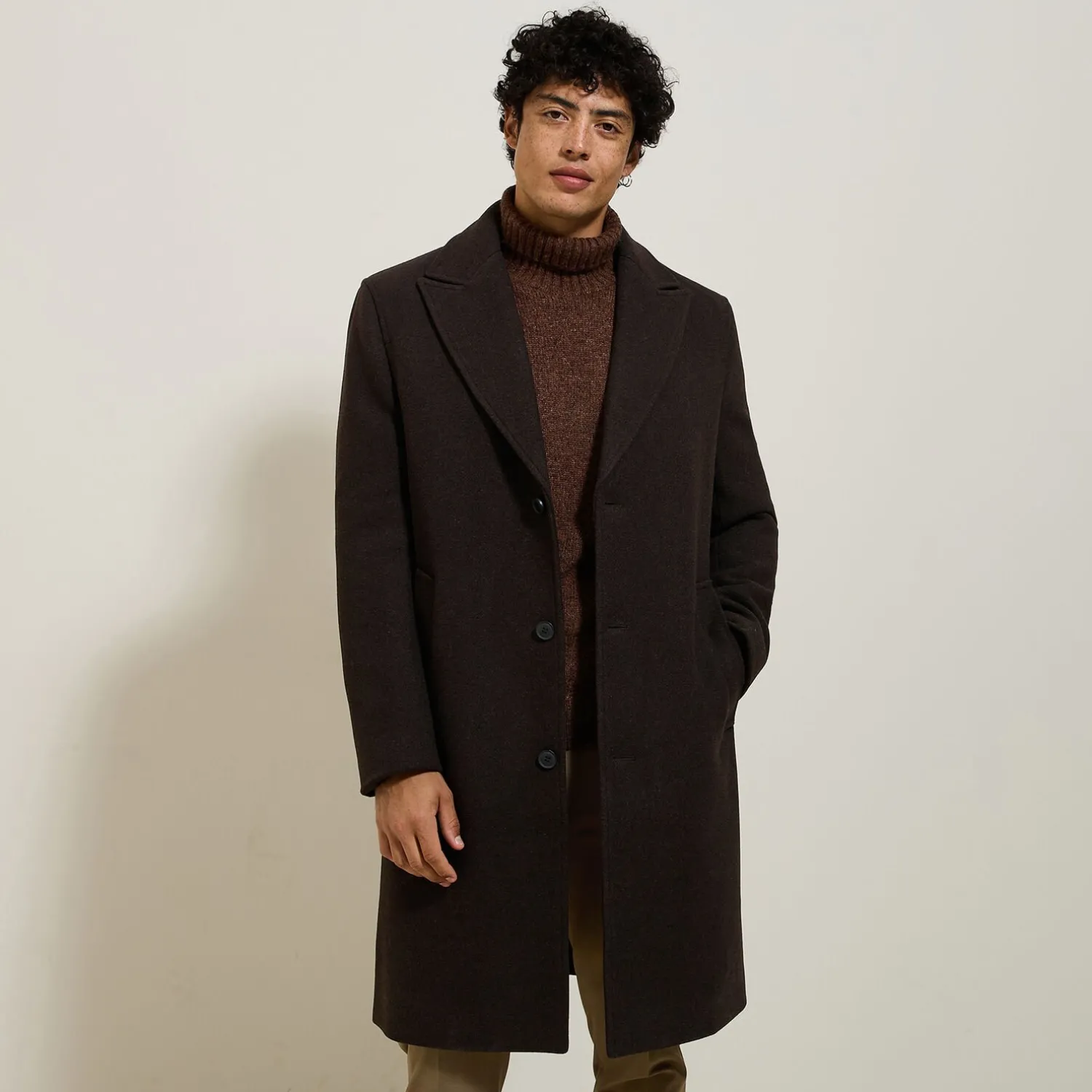 Jules Manteau long hiver en lainage- Manteau & Blouson