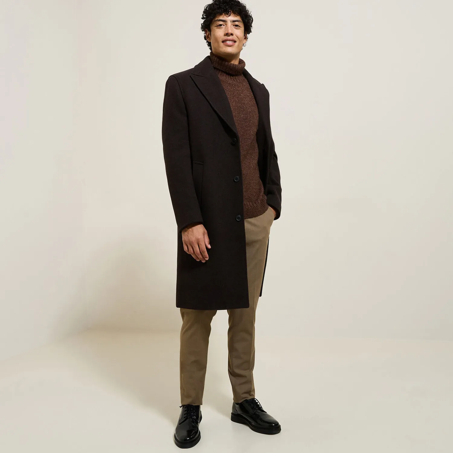Jules Manteau long hiver en lainage- Manteau & Blouson
