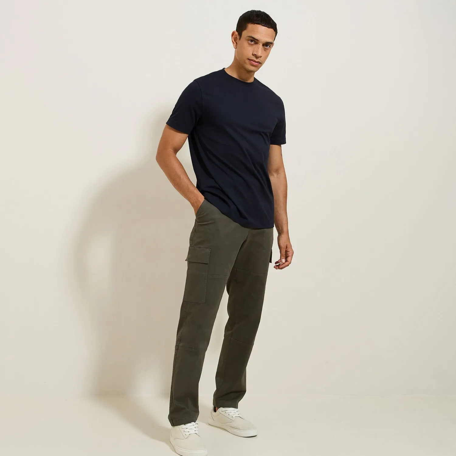 Jules Pantalon cargo droit uni- Pantalon Cargo|Pantalon Chino
