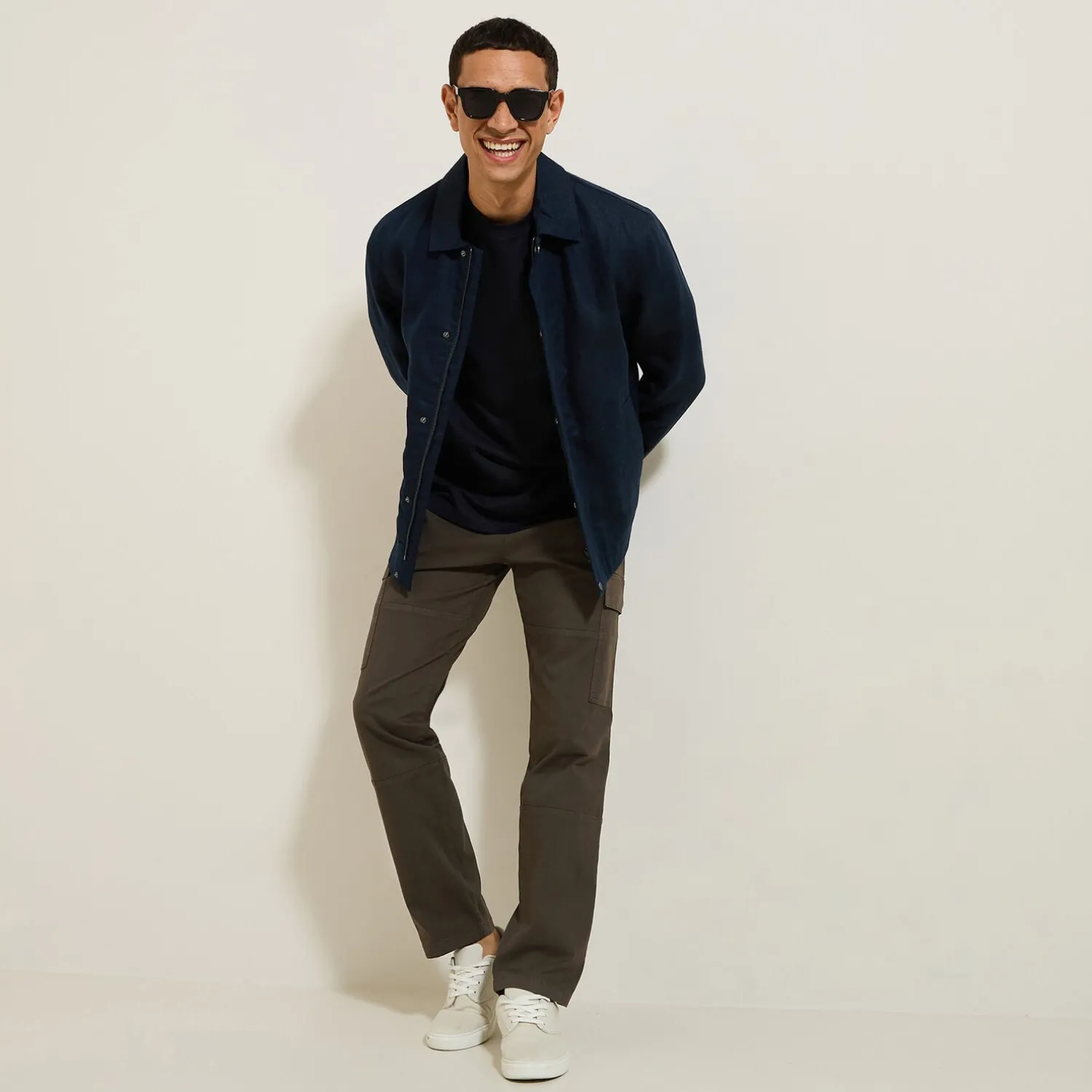 Jules Pantalon cargo droit uni- Pantalon Cargo|Pantalon Chino