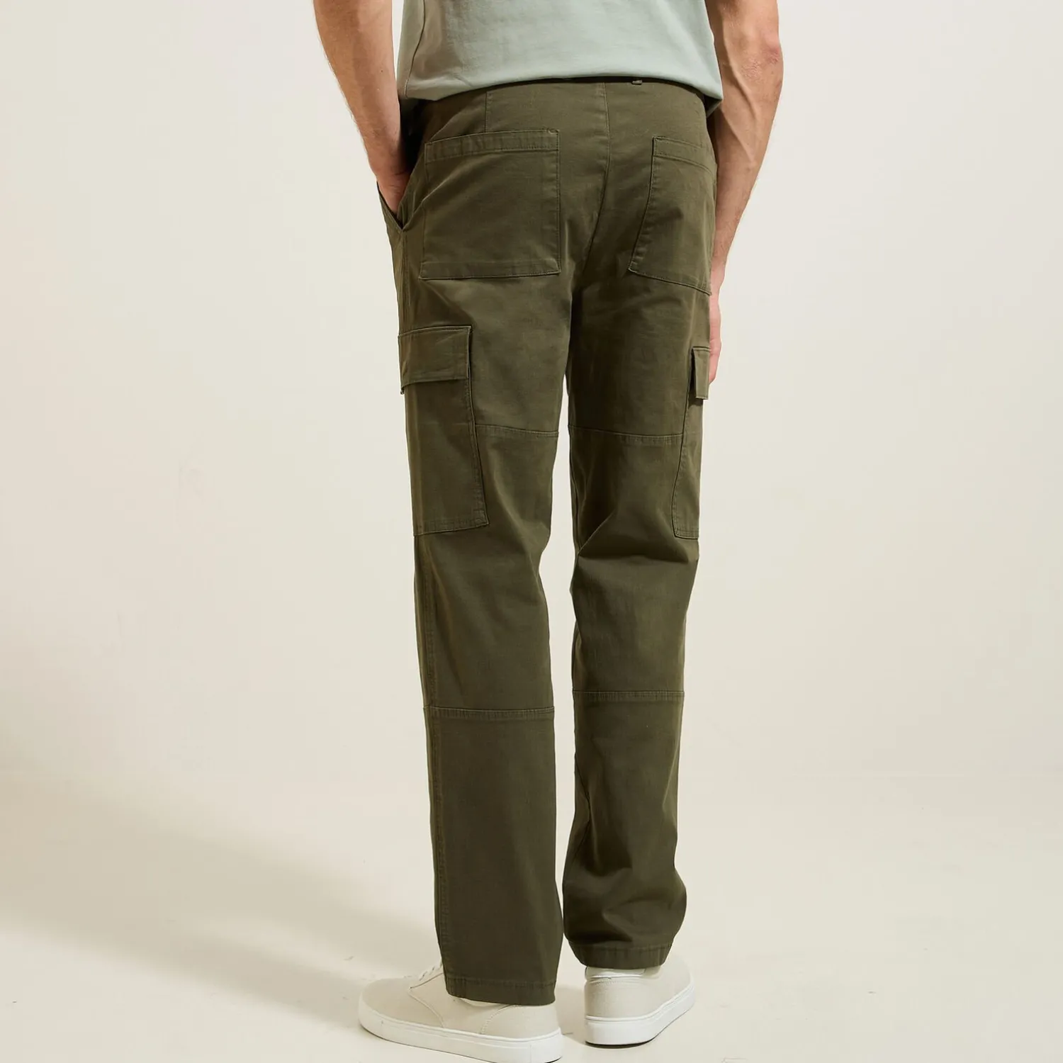 Jules Pantalon cargo droit uni- Pantalon Cargo|Pantalon Chino