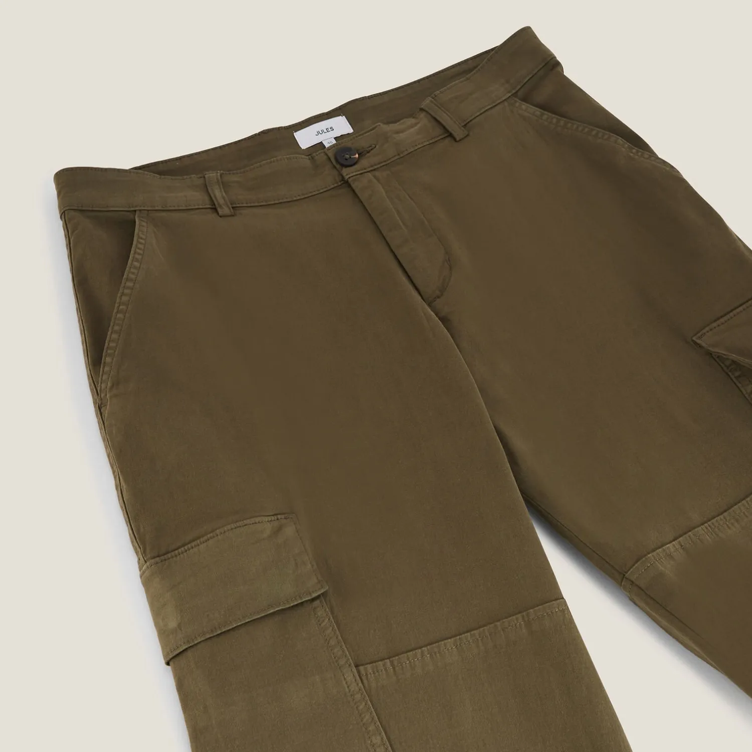 Jules Pantalon cargo droit uni- Pantalon Cargo|Pantalon Chino