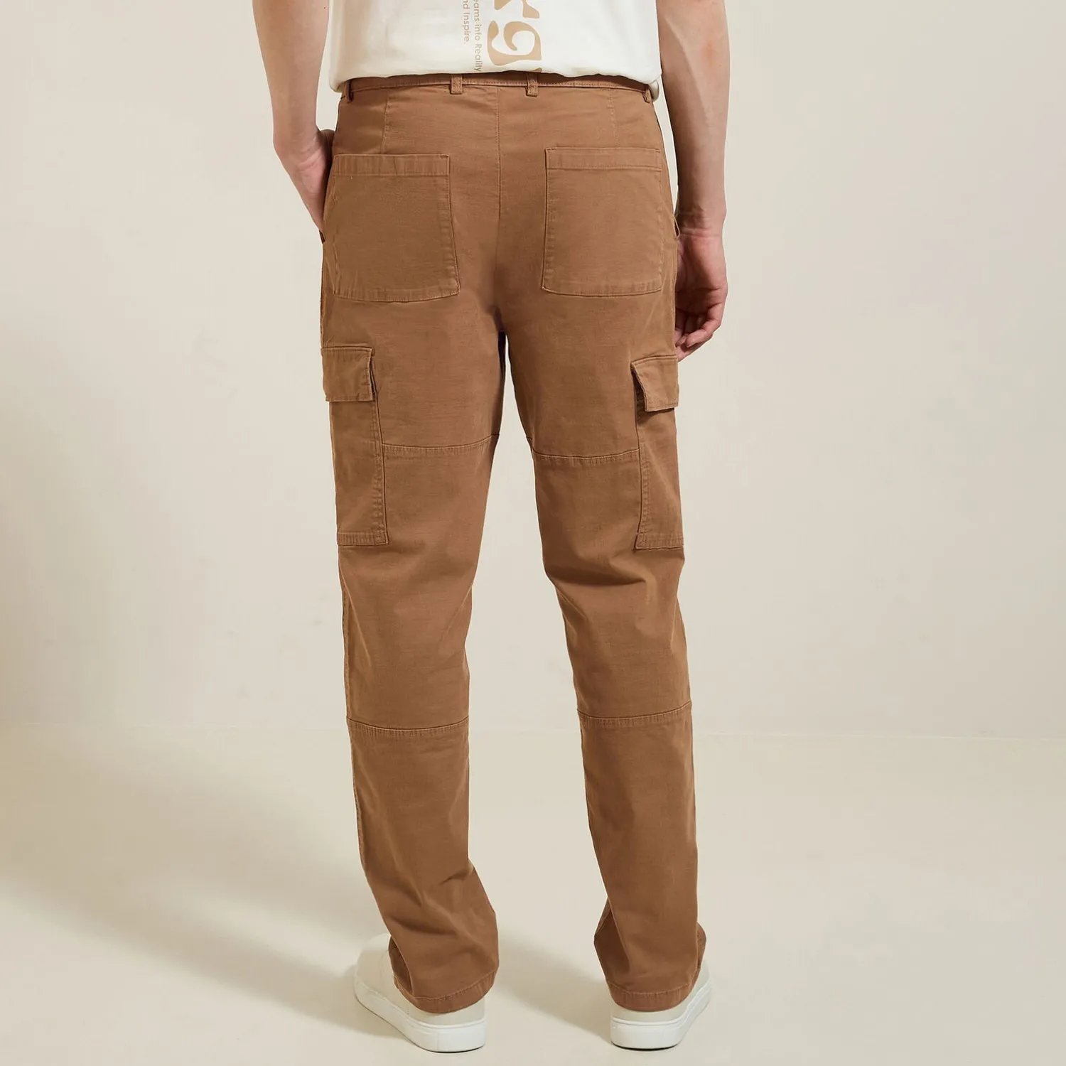 Jules Pantalon cargo droit uni- Pantalon Cargo|Pantalon Chino