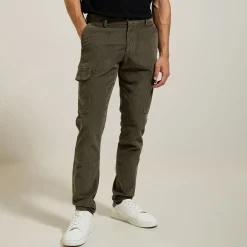 Jules Pantalon cargo slim en velours- Pantalon Cargo|Pantalon Chino