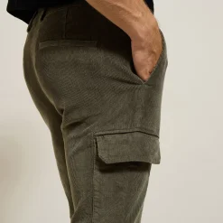 Jules Pantalon cargo slim en velours- Pantalon Cargo|Pantalon Chino