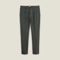 Jules Pantalon chino à plis flanelle- Pantalon Chino|Pantalon