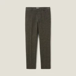 Jules Pantalon chino regular à plis flanelle- Pantalon Chino|Pantalon