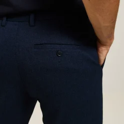 Jules Pantalon chino slim aspect flanelle- Pantalon Chino|Pantalon