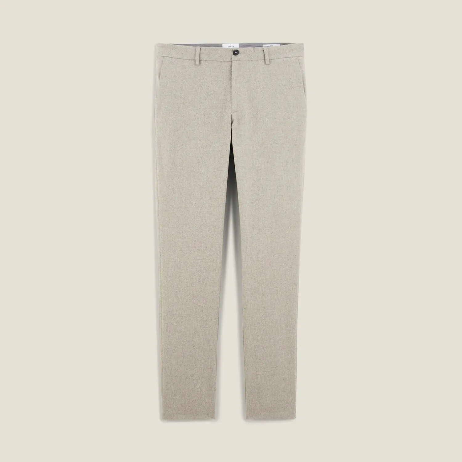 Jules Pantalon chino slim aspect flanelle- Pantalon Chino|Pantalon